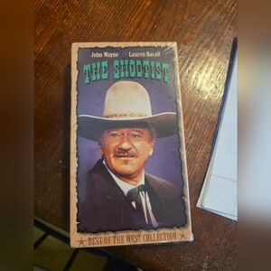 New In Package The Shootist VHS Tape With John Wayne And Lauren Bacall
